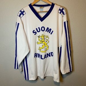 Suomi Finland Hockey Jersey